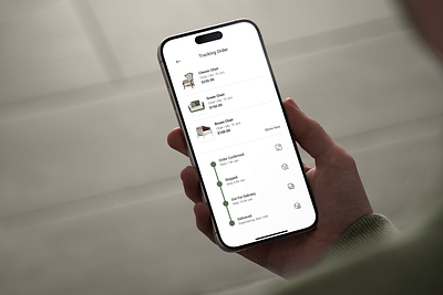 Track order - FurniQuest branding graphic design logo product design ui ux