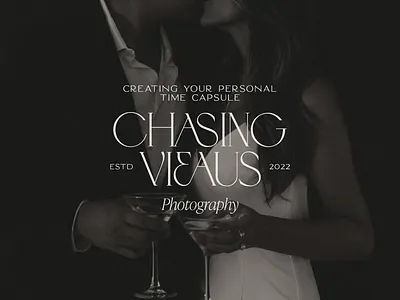 Chasing Vieaus Photography - Logo Design branding design elegant elegant branding elegant logo graphic design illustration logo logo design logos photography photography branding photography logo romance romantic vector vintage