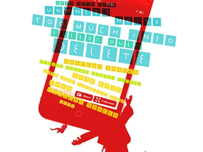 Too much information. illustration