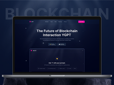 Crypto Landing Page ai ai chatbot ai landing page ai startup ai technology ai tool artificial intelligence chat ai chat bot chat interface chatgpt crypto crypto landing page cryptocurrency defi landing page software ui ux web 3 web design