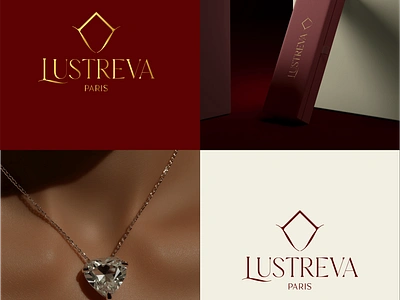 Lustreva Paris | Redefining Luxury Jewelry with Timeless Eleganc branding graphic design jewelry logo logo logo design luxury logo minimalist logo minimalist luxury logo topography