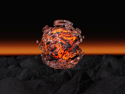 Abstract motion blender 3d abstract animation black blender dark ejection glass lava motion planet rock sfere space sunset