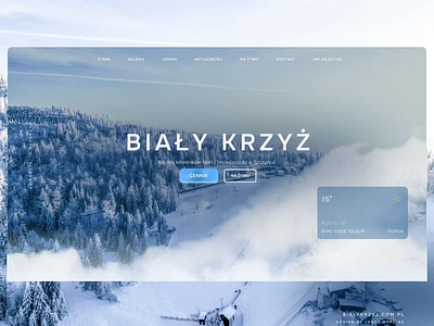 Ski slope website design css graphic design motion graphics ui website wordpress