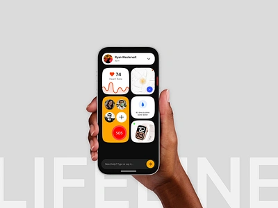 Lifeline | An emergency app for chronic health conditions emergency app mobile app mobile app design mobile app ux