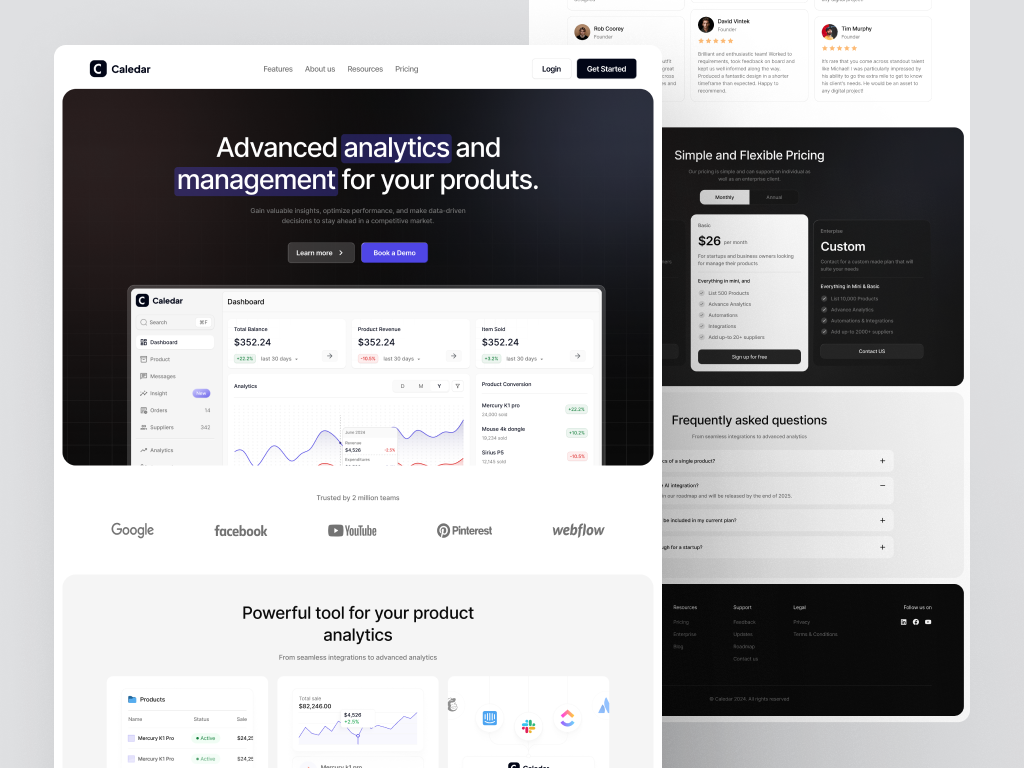 Example of Website Design Solution
