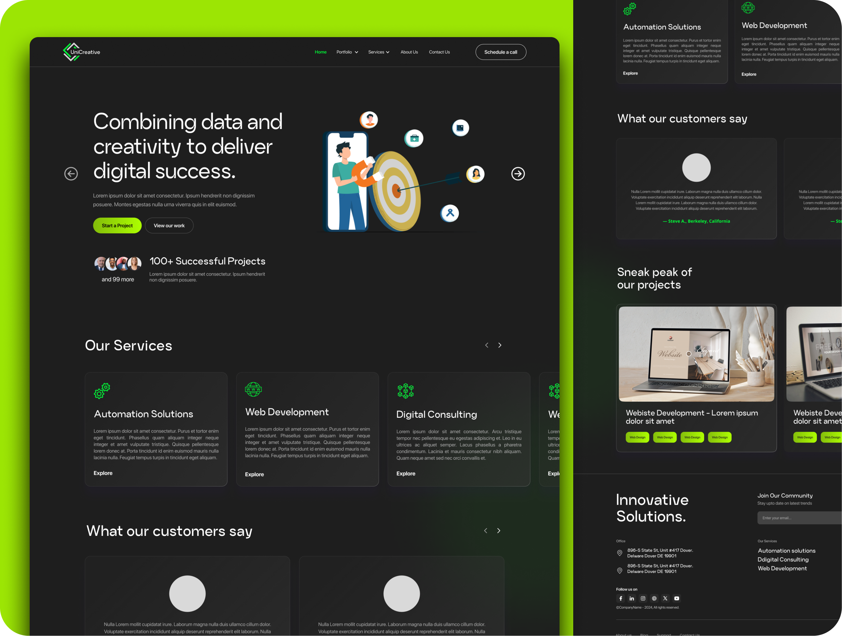 Example of Website Design For Your Business