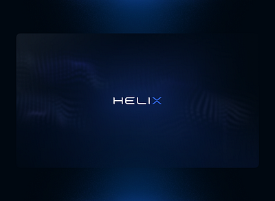 Helix Landing Page | UI Design ai animation blu blue card concept creative design desktop eyewear futuristic immersive mobile modern optics ui visual design website