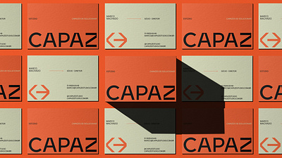 CAPAZ Estúdio Brand Identity 3d animation branding design download free freebie graphic design illustration logo mockupcloud motion graphics ui