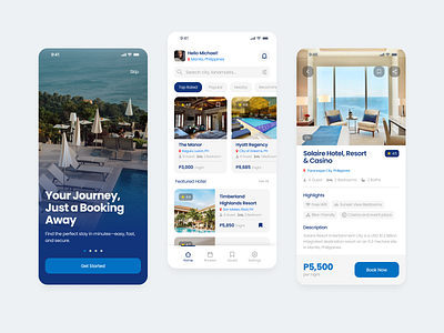 Hotel Booking Mobile App app branding design mobile ui ux