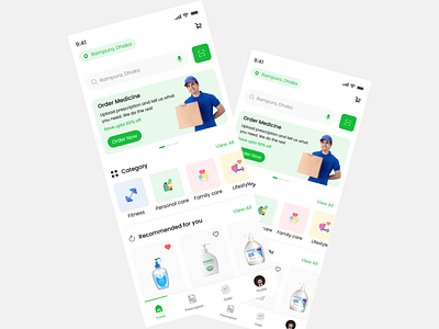 Online Pharmacy Ui Design healthcaremadeeasy hireuidesigner medicinedelivery onlinepharmacy uiuxdesign