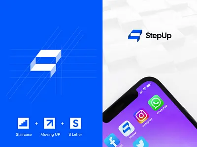 S letter Technology Logo Design brand identity corporate logo design logos s letter tech logo technology unique logo