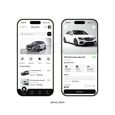 Seamless Car Rentals app branding car design graphic design illustration logo rent rental seamless typography ui ux vector