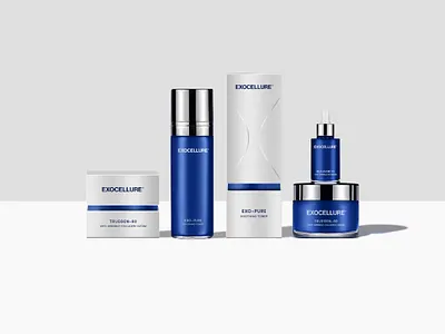 Exocellure Branding & Packaging beauty brand creation brand identity branding cosmetic exocellure logo packaging skincare