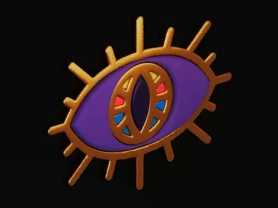 The Eye Pin 3d animation gaming graphic design modeling