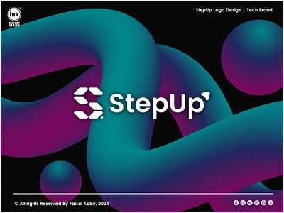 StepUp® Logo Design app logo creative logo crypto design graphic design icon lettering logo logo design logo designer logotype minimalist logo modern logo s logo saas logo software logo symbol tech logo technology logo web logo