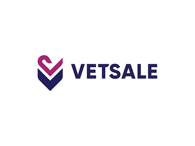 Vetsale brand branding design logo shield snake vector vet