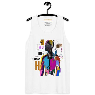 Posthuman Tank Top color palette graphic design illustration