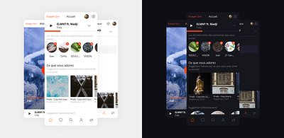 Soundcloud Rework - Application app application design minimalism soundcloud ui ui design