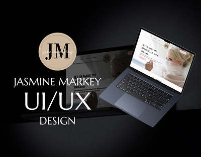 Jasmine Markey A professional makeup artists glamour ui makeupui ui ui ux design user experience website design