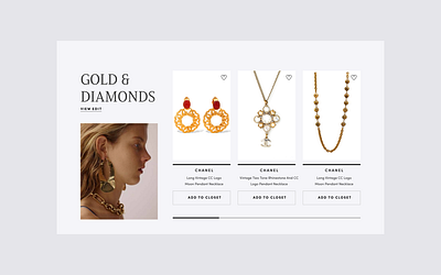 Gold & Diamonds Landing page Section animation branding design graphic design illustration ui ux