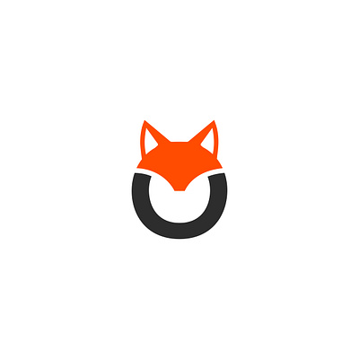 Letter O+fox icon design editable graphic design icon illustration illustrator vector