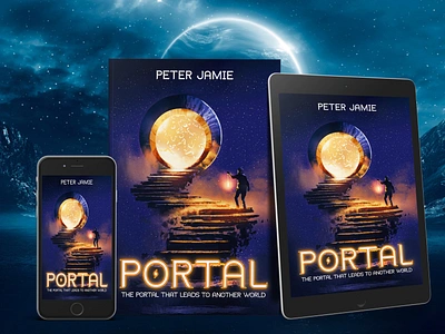 Portal 3d book mockup book book cover book cover art book cover design book cover designer book cover mockup book design ebook ebook cover epic epic book epic book covers epic bookcovers epic covers paperback portal professional book cover sci fi book cover