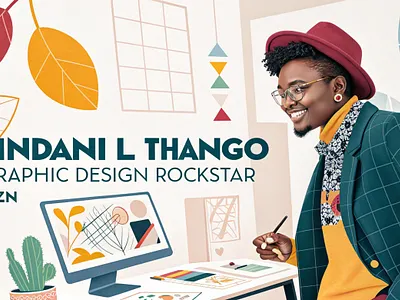 Lindani L Thango: Graphic Design Rockstar from KZN design inspiration