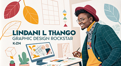 Lindani L Thango: Graphic Design Rockstar from KZN design inspiration