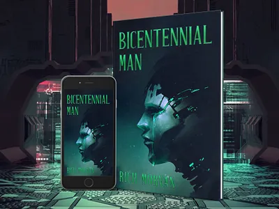 Bicentennial Man 3d book mockup amazon kdp bicentennial man book book cover book cover art book cover design book cover designer book cover mockup book design ebook ebook cover epic epic book epic book covers epic bookcovers epic covers paperback professional book cover sci fi book cover