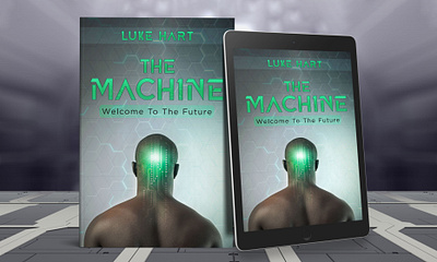 The Machine 3d book mockup amazon kdp book book cover book cover art book cover design book cover designer book cover mockup book design ebook ebook cover epic epic book epic book covers epic bookcovers epic covers paperback professional book cover sci fi book cover the machine