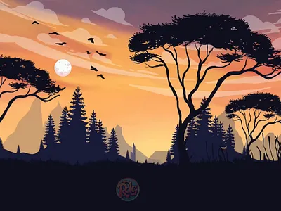 Nature’s Transition: From Stillness to Motion 2d animation animated scene animation custom image animation dynamic artwork nature animation