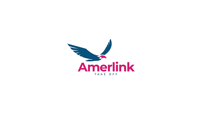 Amerlink - Logo Animation 2d animation after effects animation custom custom logo animation intro logo logo animation logo reveal mascot mascot logo animation minimalist logo motion motion design motion graphics motion logo animation