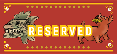 Reservation Sign color digital art graphic design illustration procreate