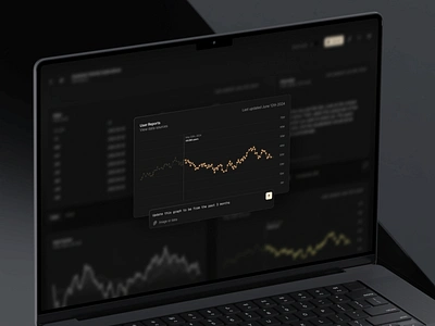 AI Graph Update Modal - Concept Design ai ai design analytics analytics design card design clean concept design dark mode dark theme data data analytics data visualization graph graph design minimal minimalist modal ui web app web app design