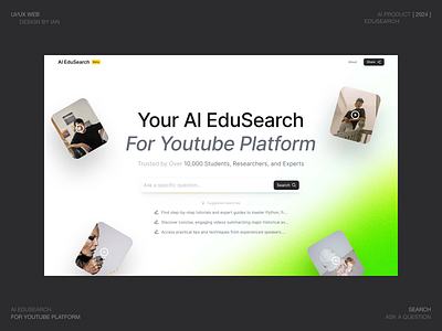 AI Search Web ai ai search course design education learn search study ui ux video web web design