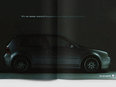 "VW", magazine ad, 2003 adv