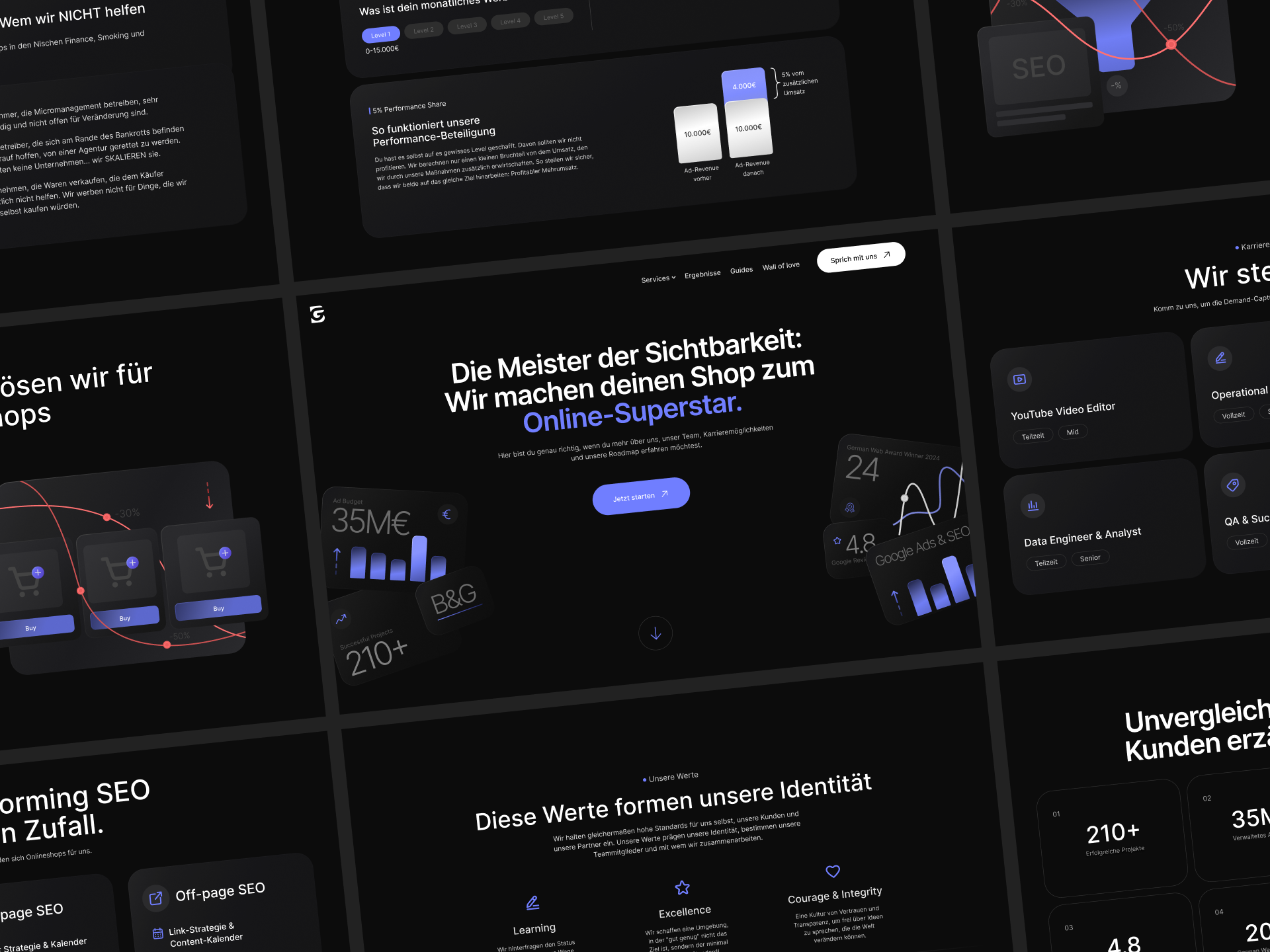 Example of Corporate Website Design