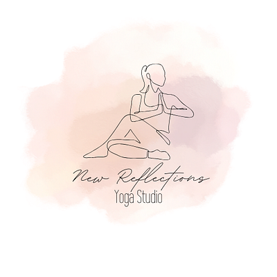 Yoga Studio Logo Mock-up logo