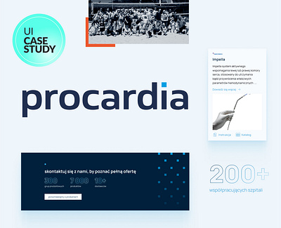 Case study - UI design for Procardia casestudy contrast corporatepage design flat design geometric goldenproportion medical ui uidesign