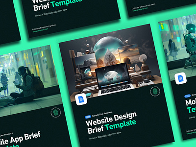 2 Customizable Design Brief Templates for Effective Project Plan app design app design brief app strategy brief template design brief desktop app free download google doc template mobile app product design product strategy project brief startup template ui ux web app website website design brief website strategy