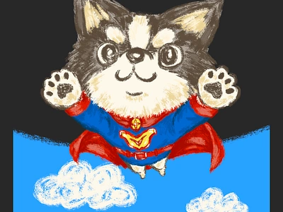 Chihuahua Superhero animal character design chihuahua cute dog funny pet superhero