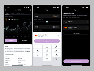 Crypto Mobile App UI/UX - Buy Coin Flow blockchain buy buy crypto crypto crypto app crypto banking crypto exchange eth ethereum exchange ios mobile app mobile app design payment product design trading ui uiux ux wallet