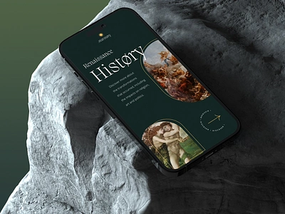 Starstory - History App ancient art artist culture exhibition gallery historical history mobile mobile app mobile design mobile ui museum renaissance sculpture statue web web design website website concept