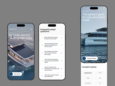 Boat E-commerce Mobile Responsive boat clean e commerce e shop ecommerce ecommerce design electric boat mobile mobile app mobile responsive mobile ui online store responsive shop shopify store ui webflow yacht yacht shop