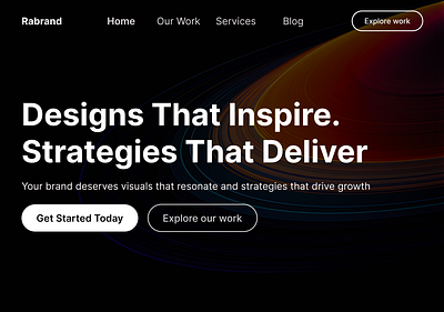 Creative Design Agency landing page design figma landing page ui ux web website design