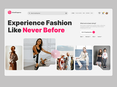 UrbanElegance – A Sleek & Modern Fashion eCommerce Experience clean ui design inspiration dribble community dribble showcase ecommerce website fashion ecommerce fashion tech modern fashion multi vendor ecommerce product design shop design ui design user friendly ux ux design web design web design inspiration web ui