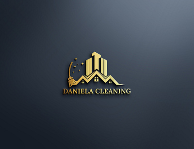 DANIELA CLEANING LOGO branding daniela cleaning graphic design logo