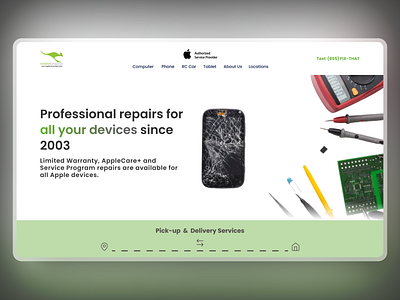 🎨 Redesign : Mobile Kangaroo Website cleandesign designinspiration minimaldesign moderndesign repairservicedesign techsolutions ui uiuxdesign websitedesign