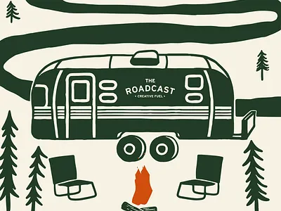 The Roadcast animation branding graphic design logo motion graphics