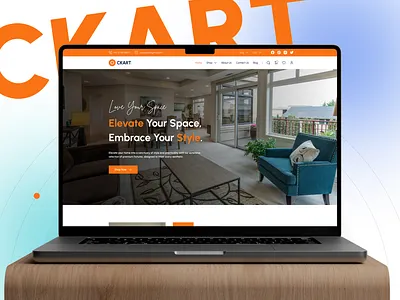 E-commerce Website Design architecture creative market decor ecommerce framer framer template furniture home decor marketplace ui8 webflow website website design